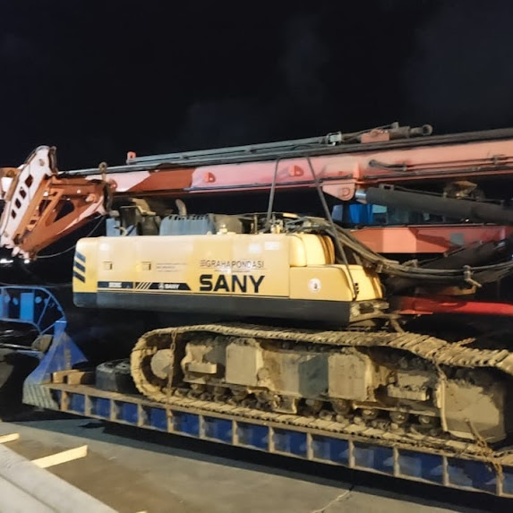 Pengiriman Alat Berat Bor Pile Mesin Sany SR 200