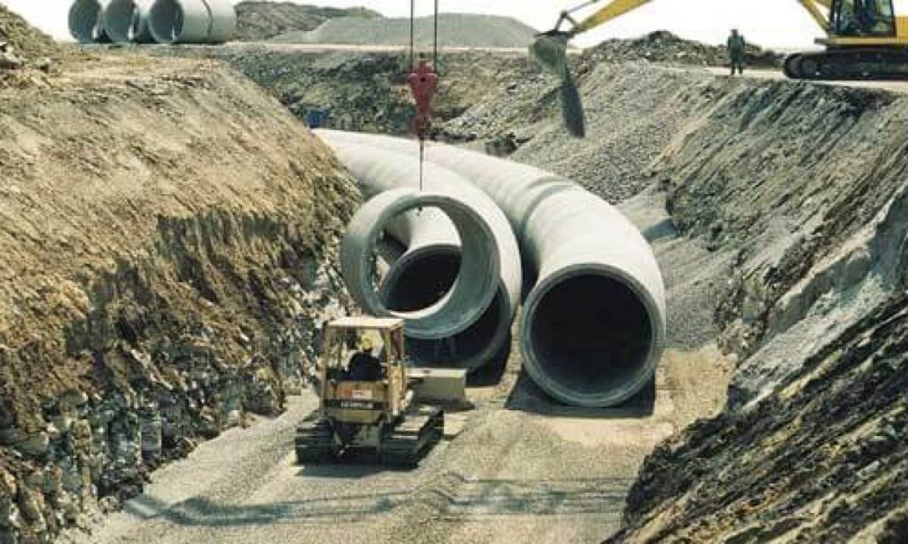 Pemasangan Pipa Beton Bertulang RCP